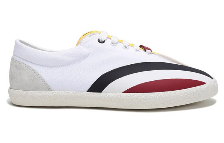 Moncler Fashion Sneakers 'White Red Yellow' 圖 2