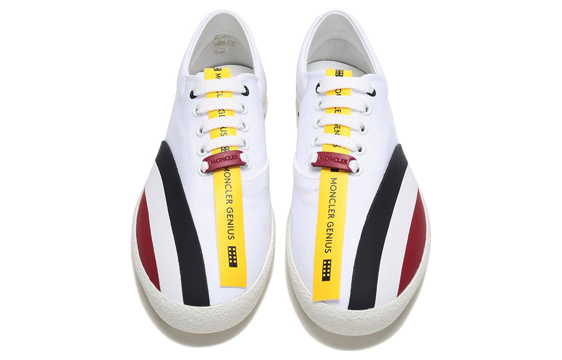 Moncler Fashion Sneakers 'White Red Yellow' 圖 4