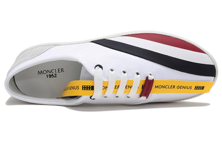 Moncler Fashion Sneakers 'White Red Yellow' 圖 5
