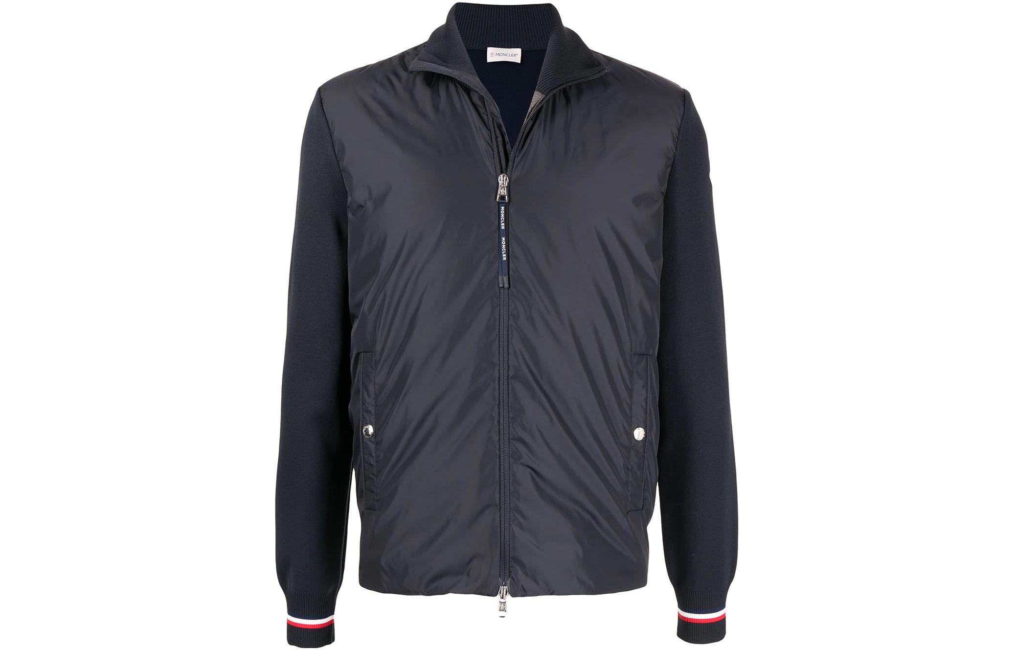 Moncler Fitted Down Jacket with Front Zipper 9B00011M1281742