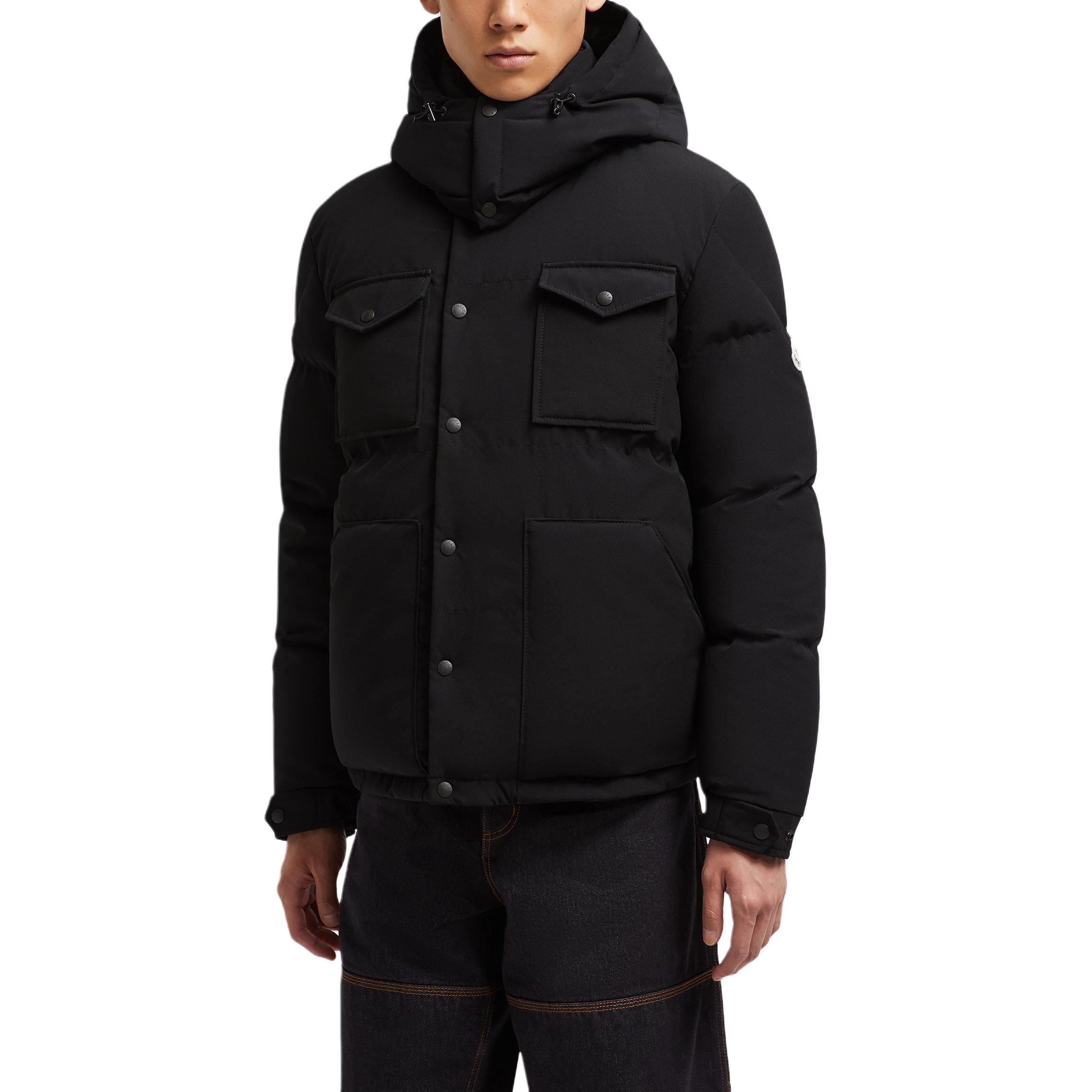 Moncler Fornas Unisex Black Detachable Hood Short Puffer Jacket. J20911A0015257843999 圖 4