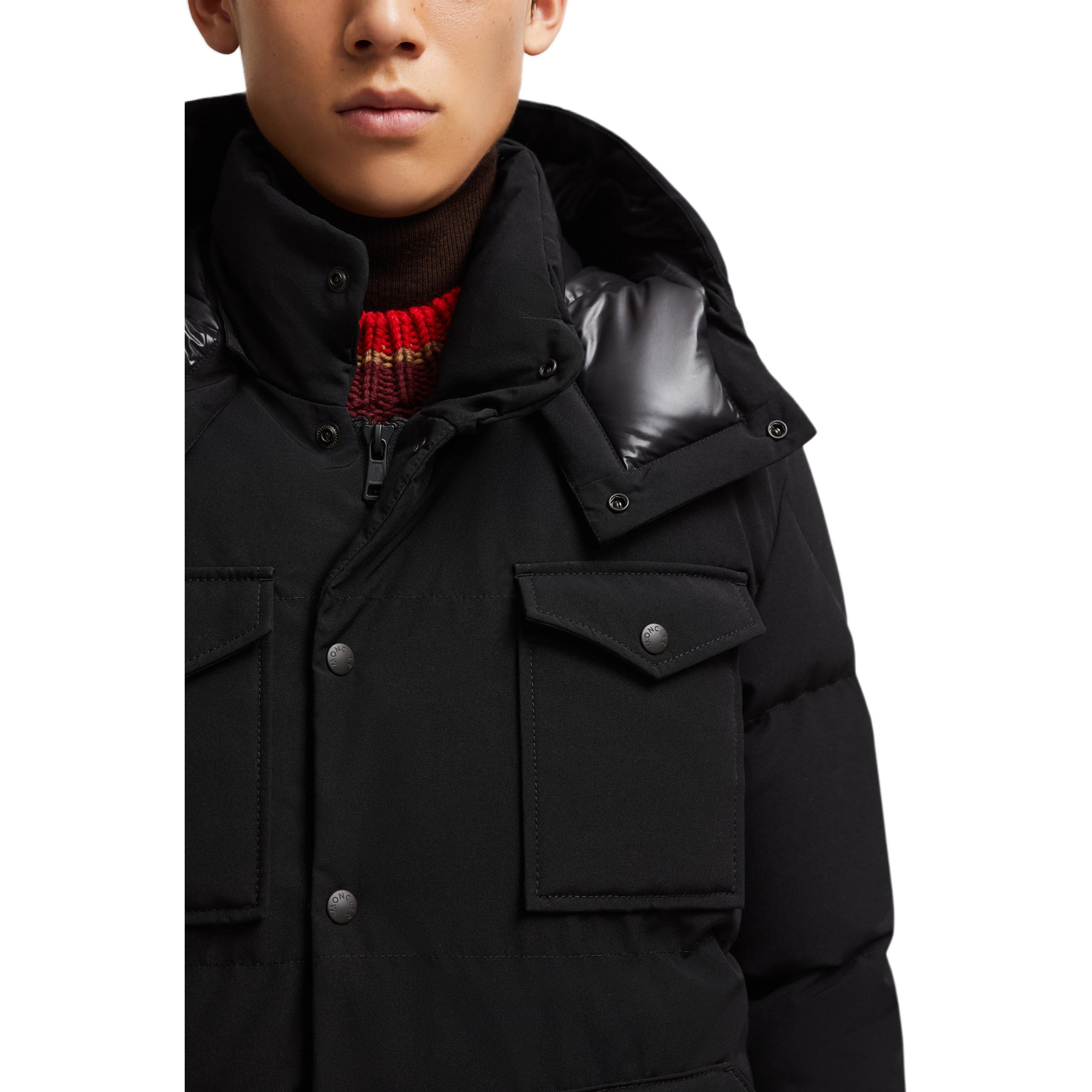 Moncler Fornas Unisex Black Detachable Hood Short Puffer Jacket. J20911A0015257843999 圖 7