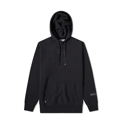 Moncler Fragment Black Sweatshirt with Front Logo & Abstract Back Print 8G70910809F4999