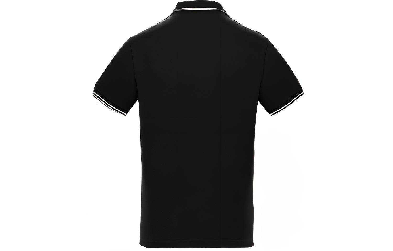 Lookbook Moncler FW20黑色棉質休閒POLO衫. 0918A7060084556999