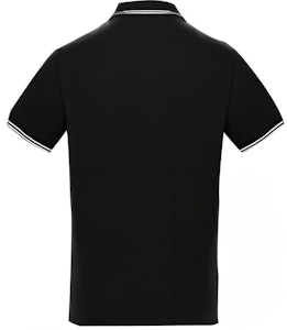 Moncler FW20黑色棉質休閒POLO衫. 0918A7060084556999 Lookbook Moncler FW20黑色棉質休閒POLO衫. 0918A7060084556999