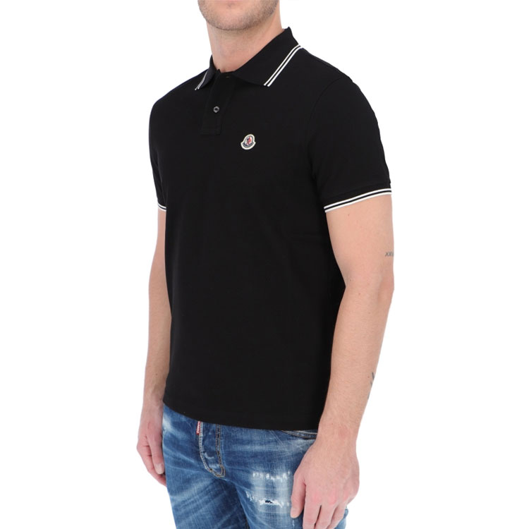 Purchase Moncler FW20黑色棉質休閒POLO衫. 0918A7060084556999