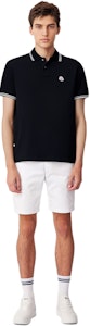 Moncler FW20黑色棉質休閒POLO衫. 0918A7060084556999 Sizing Moncler FW20黑色棉質休閒POLO衫. 0918A7060084556999
