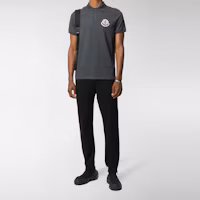 Details for Moncler FW20 棉質純色Polo衫 深灰色 F20918A7110084556988