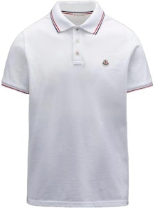 Moncler FW20 白色 logo 條紋針織 Polo 衫 G10918A7030084556001 Order Moncler FW20 白色 logo 條紋針織 Polo 衫 G10918A7030084556001