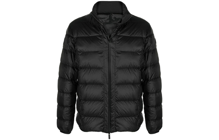 Moncler FW21 Back Letter Print Long Sleeve Down Jacket Black Winter. 1A1220053279999