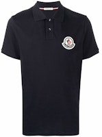 Moncler FW21 Black Classic Solid Polo Shirt. G20918A0001584556999 Moncler FW21 Black Classic Solid Polo Shirt. G20918A0001584556999