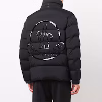 Purchase Moncler FW21 黑色可拆帽羽絨外套 背面印花Logo. G20911A0003053132999