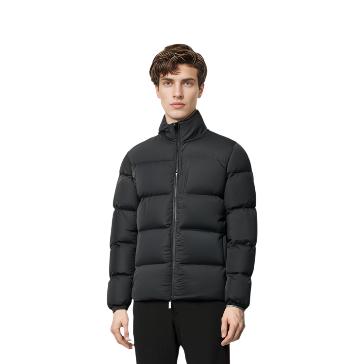 Sizing Moncler FW21 黑色羽絨短外套連拉鏈 F20911B5880053132999