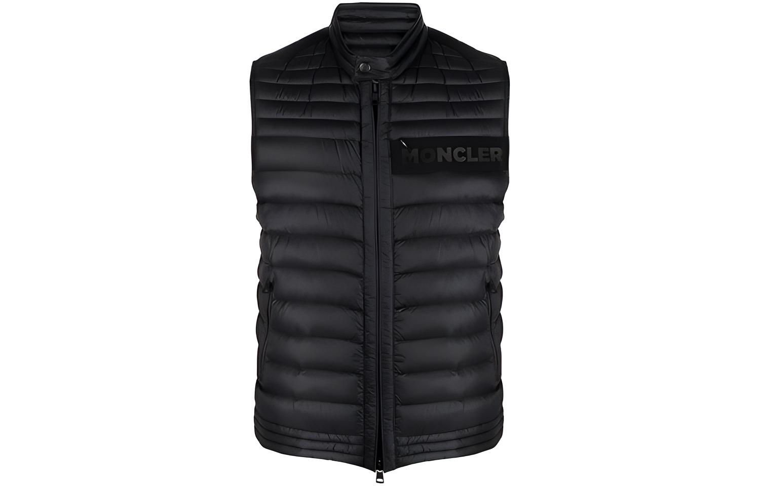Moncler FW21 Black Down Puffer Vest for Men. G10911A1190053048999