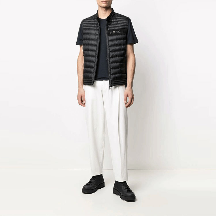 Moncler FW21 Black Down Puffer Vest for Men. G10911A1190053048999 圖 3