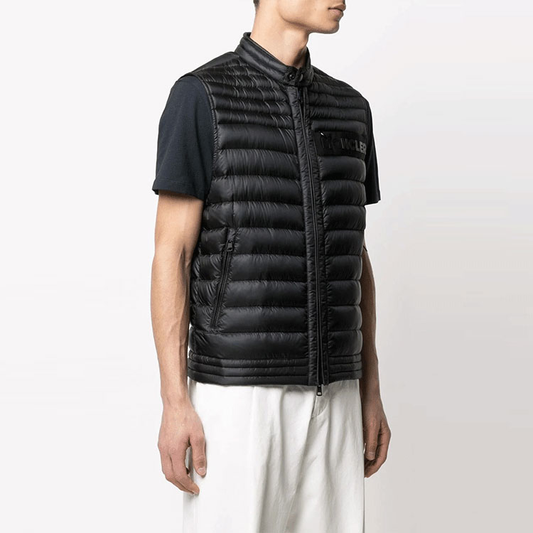 Moncler FW21 Black Down Puffer Vest for Men. G10911A1190053048999 圖 4