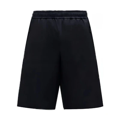 Moncler FW21 Black Elastic Waist Drawstring Shorts. G20972B7004054AL5999