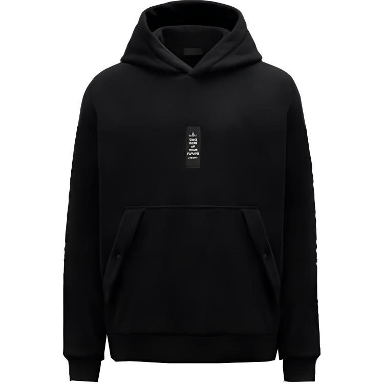 Order モンクレール FW21 ブラック フリース クルーネック スウェットシャツ. G20918G00039899HM999