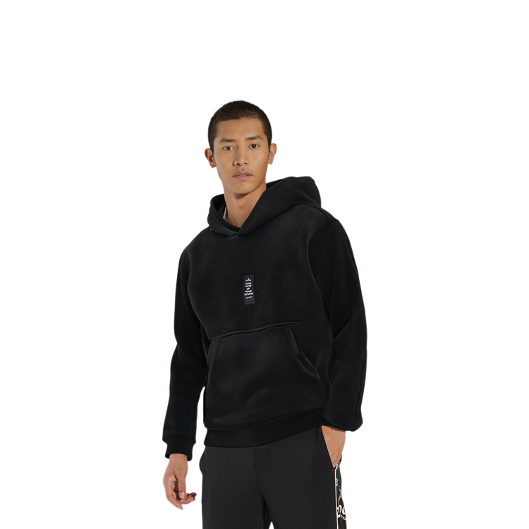 Sizing モンクレール FW21 ブラック フリース クルーネック スウェットシャツ. G20918G00039899HM999