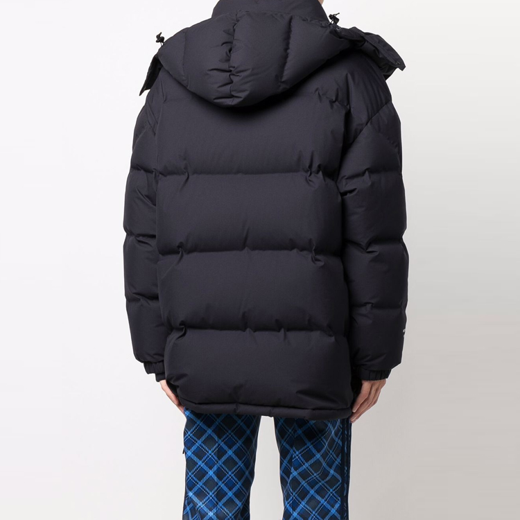 Moncler FW21 Black Hooded Puffer Jacket Loose Fit 1A00001M1191778 圖 4