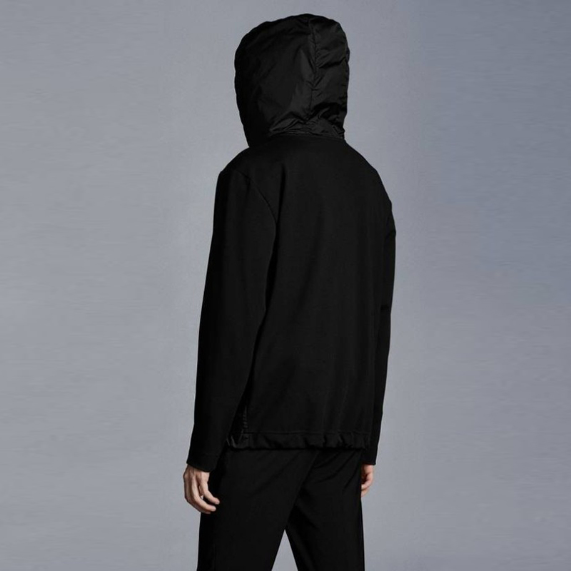 Moncler FW21 Black Hoodie with Drawstring Hem. 8D00008899IK999 圖 5