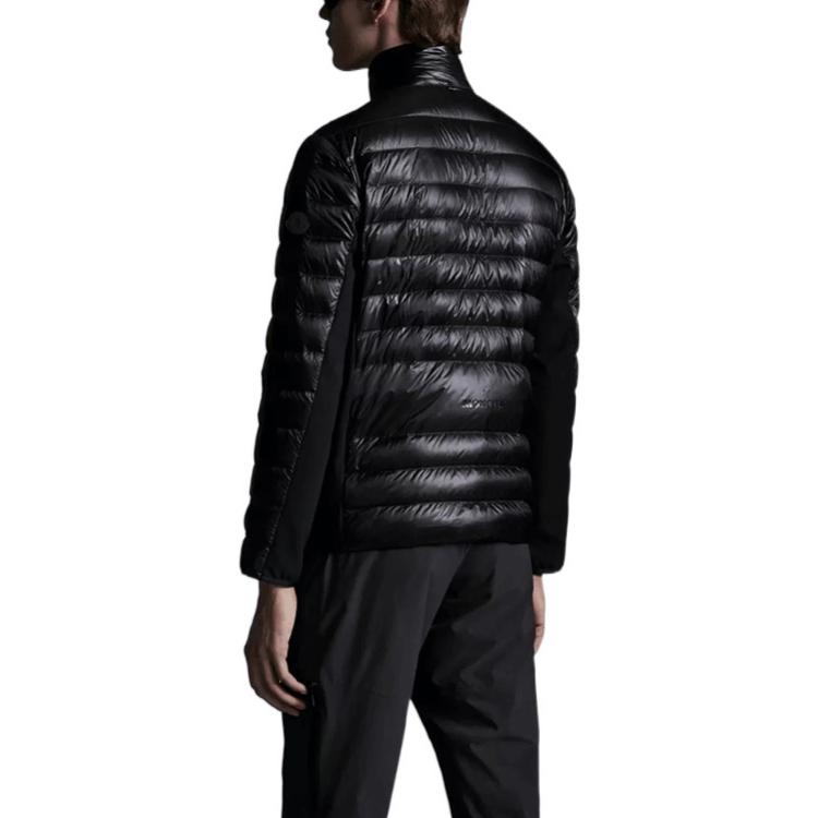 Moncler FW21 Black Logo Long-Sleeve Stand Collar Down Jacket G20911A00151539WF999 圖 5