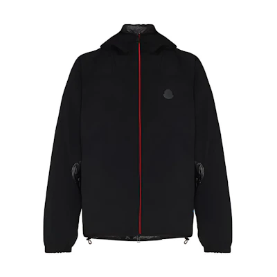 Moncler FW21 Black Logo Patch Hooded Jacket 1A53940M1137999
