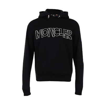 Moncler FW21 Black Pullover Hoodie MC8G71410809HTJW999