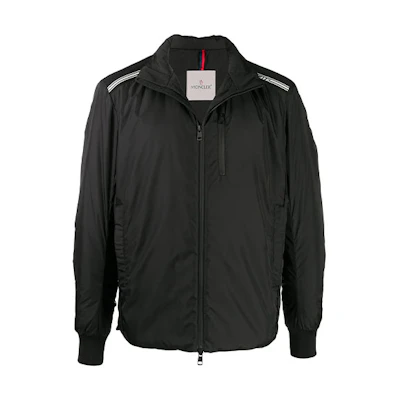 Moncler FW21 Black Solid Color Hooded Zip Jacket F20911A5530068352