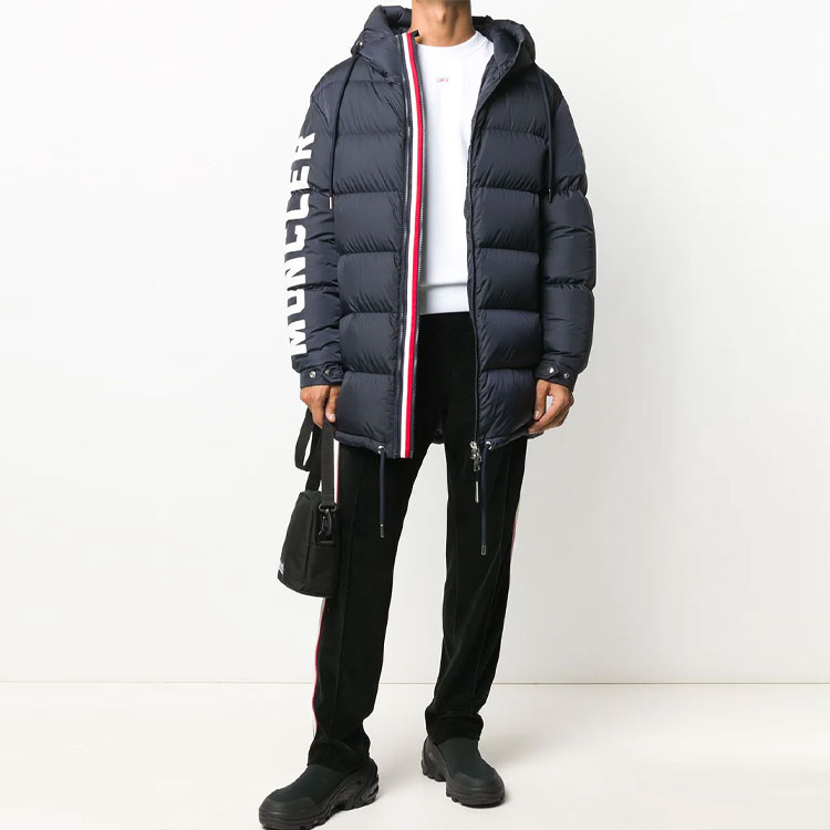 Moncler FW21 Blue Hooded Loose-Fit Down Jacket. F20911C5220068352742 圖 3