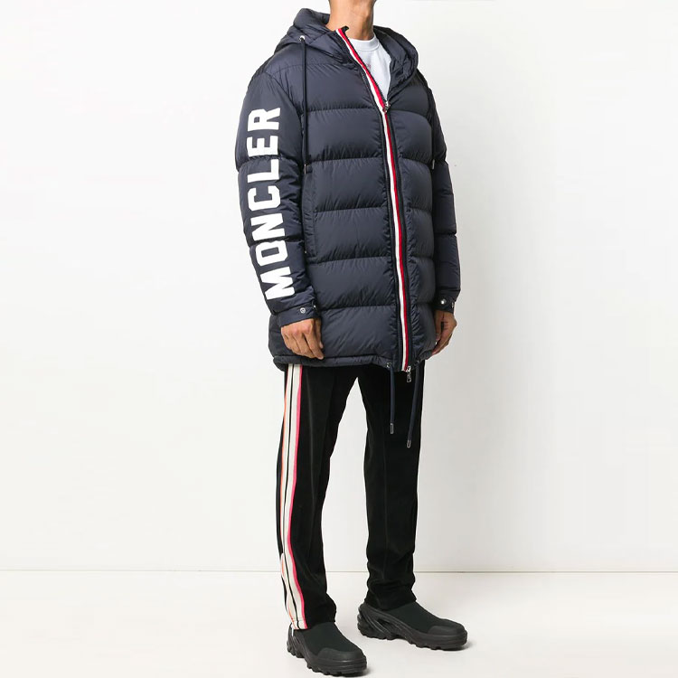 Moncler FW21 Blue Hooded Loose-Fit Down Jacket. F20911C5220068352742 圖 5
