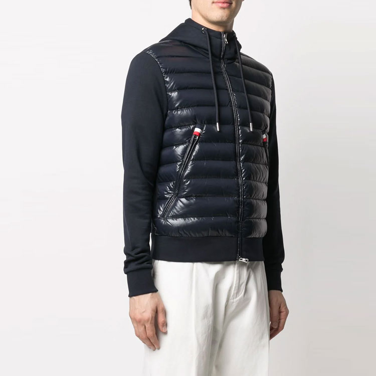 Moncler FW21 Blue Knit Spliced Puffer Jacket G10918G52400809L8778 圖 4