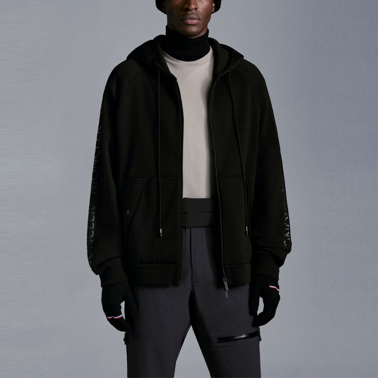 Moncler FW21 Casual Black Hooded Jacket 0918G00010899FL999 圖 3