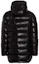 Lookbook Moncler FW21 Courcillon Chaqueta Unisex Negra Acolchada con Capucha y Detalles a Rayas 1A0001968950999