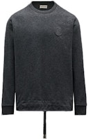 Moncler FW21 Dark Grey Crewneck Wool Knit Sweater. G20918G00046595HL930 Moncler FW21 Dark Grey Crewneck Wool Knit Sweater. G20918G00046595HL930