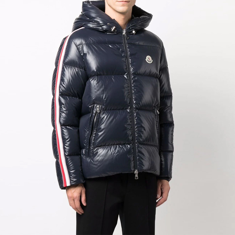 Purchase Moncler FW21 Dincer Serie Unisex Azul Chaqueta Esquí con Detalle Acolchado a Rayas. G20911A0009068950742