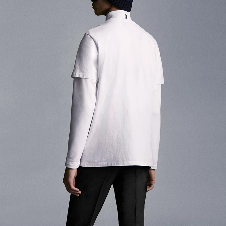 Moncler FW21 Embossed Logo Crewneck Short Sleeve T-Shirt Men’s White G20918C000548390T001 圖 5