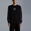 Lookbook Moncler FW21 Embroidered Logo Crewneck Long Sleeve T-Shirt Black G209U8D000028392B999