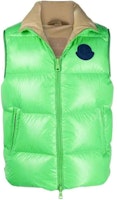 Moncler FW21 Evergreen Down Vest with Logo and Stand Collar. G20921A0003453A0E84I Moncler FW21 Evergreen Down Vest with Logo and Stand Collar. G20921A0003453A0E84I