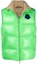 Buy Moncler FW21 綠色羽絨背心,搭配品牌Logo與立領設計。 G20921A0003453A0E84I