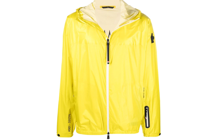 Order Moncler FW21 Fiernaz 防撕連帽標誌外套 黃色外套 G20971B703105955N107
