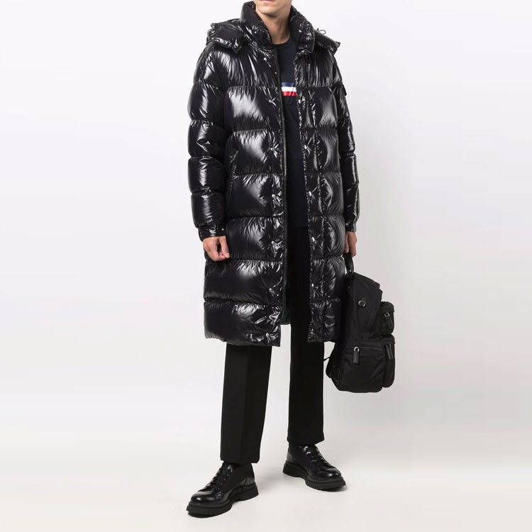 Moncler FW21 Glossy Long Down Jacket - Black Coat. G20911C00027C0081999 圖 3