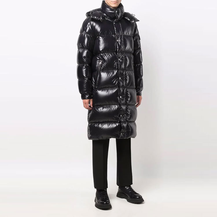 Moncler FW21 Glossy Long Down Jacket - Black Coat. G20911C00027C0081999 圖 4