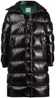 Moncler FW21 Hanoverian Glossy Black Long Down Jacket Unisex Winter Coat. F20911D50700C0081 Moncler FW21 Hanoverian Glossy Black Long Down Jacket Unisex Winter Coat. F20911D50700C0081