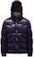 Order Moncler FW21 Jaket Down Berlapis Glossy Hoodie Biru Navy G20911A0004168950769