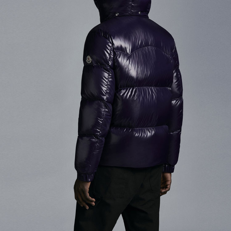 Moncler FW21 Hooded Glossy Down Jacket Navy Blue G20911A0004168950769 圖 5