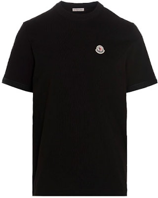 Moncler FW21 Jersey Logo Crewneck Short Sleeve T-Shirt Black 8C000268390T999 Buy Moncler FW21 Jersey Logo Crewneck Short Sleeve T-Shirt Black 8C000268390T999