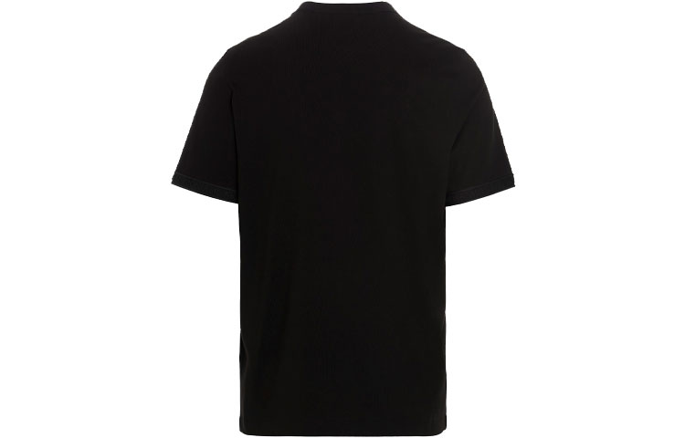 Lookbook Moncler FW21 Jersey Logo Crewneck Short Sleeve T-Shirt Black 8C000268390T999