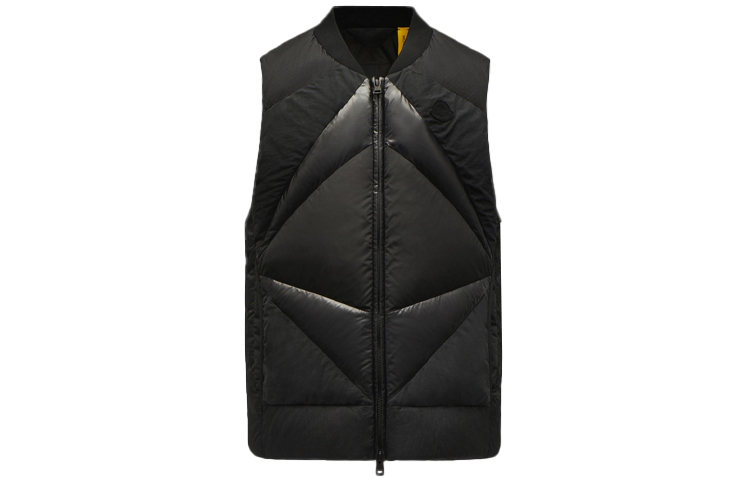 Moncler FW21 Kiyose Logo Puffer Down Vest Black Fashion. G20921A00018595EV999