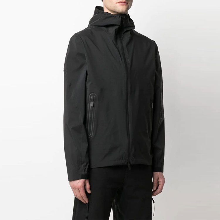 Moncler FW21 Lightweight Logo Hoodie Jacket Black G10911B7350053A75999 圖 5